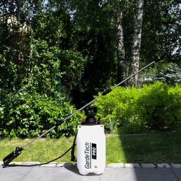 OPRYSKIWACZ CIŚNIENIOWY RĘCZNY 5L GARDETECH PRO DŁUGA STALOWA LANCA 91cm