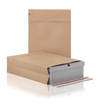 10 x Koperta papierowa wysyłkowa rozszerzana 350x450x80mm Kurierska