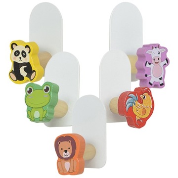 ДЕРЕВЯННЫЙ КАРТОННЫЙ КРЮЧОК ДЛЯ ДЕТЕЙ НАСТЕННАЯ ВЕШАЛКА