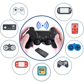 РЕТРО ТВ-КОНСОЛЬ БЕСПРОВОДНАЯ ТВ-ИГРА + 2x ПАНЕЛЬ + 15 000 ИГР HDMI M8