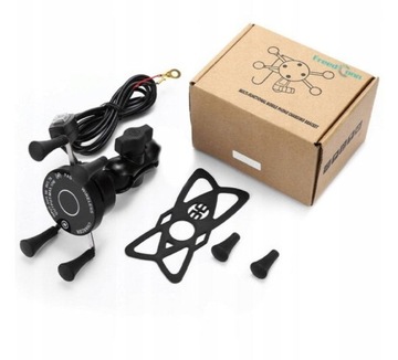 Держатель для телефона на мотоцикле Индуктивный держатель для телефона на рулевой трубке