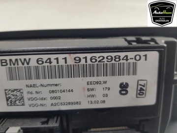 BMW 3 E92 E93 2008 ŘÍZENÍ I SOUČÁSTKY ELEKTRICKÉ