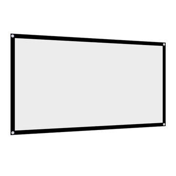 ПРОЕКЦИОННЫЙ ЭКРАН ДЛЯ ПОРТАТИВНОГО СКАЧИВАЕМОГО ПРОЕКТОРА 16:9 159X90 72 ДЮЙМА