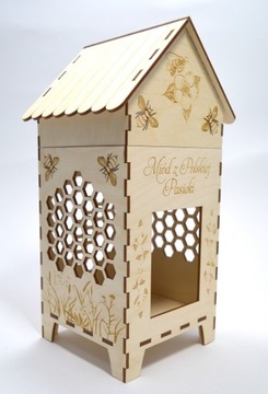 Декоративная коробка для меда, подарочная коробка