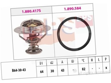 EPS 1.880.417 TERMOSTAT KAPALINA CHLADÍCÍ