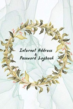 Wannurak, Kasidit Internet Address & Password Logbook ( Volume 58) : Size 6