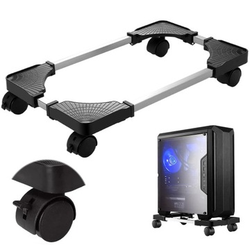 Троллейная база для держателя держателя ПК с колесами для регулируемого стола