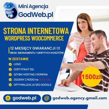 Kompletna Strona Internetowa WordPress Woocommerce