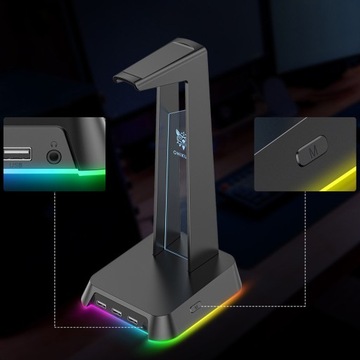 ONIKUMA ПОДСТАВКА ДЛЯ НАУШНИКОВ RGB ПОДСТАВКА