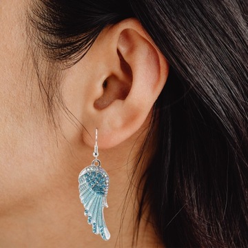 KOLCZYKI ANIOŁY DLA KOBIET KOLCZYKI DIAMENTOWE DLA KOBIET