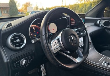 Mercedes GLC C253 Coupe Facelifting 2.0 220d 194KM 2020 Mercedes-Benz GLC AMG 4Matic MiltiBEAM Alu19 Kamera Virtual Navi Serwis Pi, zdjęcie 4