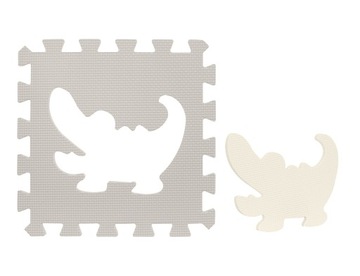 Пазл из пенопласта, коврик-пазл с животными 4x4