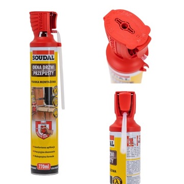 Soudal Pianka montażowa GENIUS GUN 770 ml