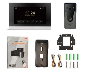 7-дюймовый сенсорный экран TUYA Video WIFI Домашняя система внутренней связи