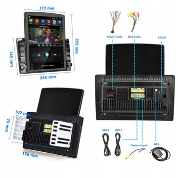 РАДИО GPS НАВИГАЦИЯ SUBARU OUTBACK 2010-14 ANDROID