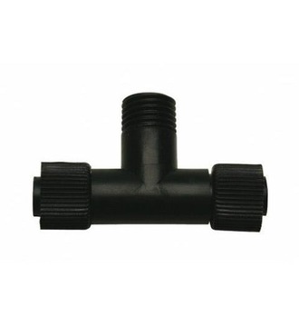 TRÄDGARD Czarny łącznik T-connector