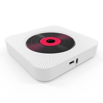 NAŚCIENNY ODTWARZACZ CD GŁOŚNIKI BLUETOOTH FM AUX