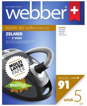 Worki Webber Zelmer 3000 (91 multi layer paper)