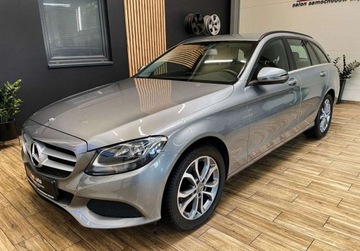 Mercedes Klasa C W205 Kombi 200 BlueTEC 136KM 2015 Mercedes-Benz Klasa C AUTOMAT gwarancja bezwypadkowy NAVI hak SKORA, zdjęcie 11
