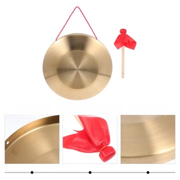 INSTRUMENTY PERKUSYJNE DLA DZIECI GONG ZEWNĘTRZNY STOJAK RĘCZNY CHIŃSKI