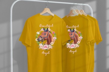 ФУТБОЛКА ДЕТСКАЯ ЛОШАДИ 140 СУПЕР КАЧЕСТВО