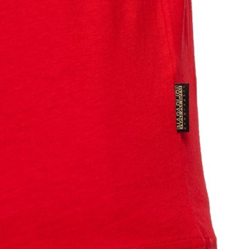 T-Shirt Męski NAPAPIJRI NP0A4FRP Czerwony -40%