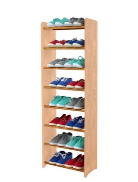 Regał na buty szafka STOJAK polka / RBS_8_45-65-90 rozmiary3/BRĄZOWY OUTLET