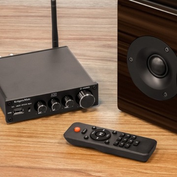СТЕРЕОУСИЛИТЕЛЬ KRUGER&MATZ A20 TONSIL BLUETOOTH USB 2 X 100 Вт, МАЛЕНЬКИЙ, МОЩНЫЙ