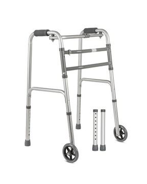 BALKONIK CHODZIK REHABILITACYJNY SKŁADANY ALU 3W1