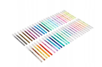 НАБОР РАЗНОЦВЕТНЫХ ГЕЛЕВЫХ РУЧОК ИЗ 48 ШТ.