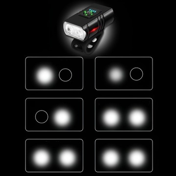 СВЕТОДИОДНАЯ ВЕЛОСИПЕДНАЯ ФОНАРЬ, АККУМУЛЯТОРНАЯ, МОЩНАЯ, 1000ЛМ + ЗАДНЯЯ ФОНАРЬ