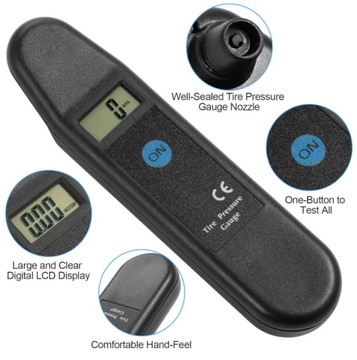 Miernik ciśnienia do opon cyfrowy iMountek 100PSI