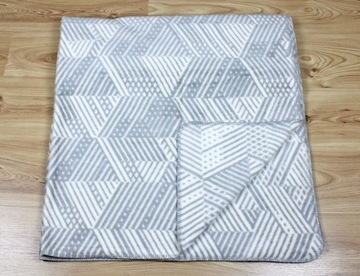 Koc Pled bawełniany GEOMETRYCZNA FANTAZJA 150x200