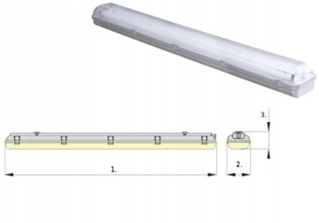 Светодиодная люминесцентная лампа LED GARAGE COVER HALL