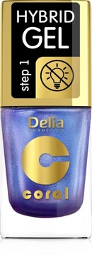 NEW! DELIA Lakier HYBRID GEL Krok1 11 ml 104 PERŁA