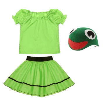 FROG OUTFIT БРЮКИ БЛУЗКА ШАПКА 116-128 3 шт.