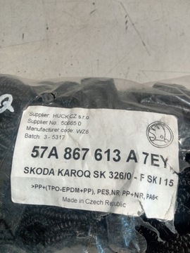 SKODA KAROQ MŘÍŽKA KUFRU