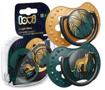 LOVI SMOCZEK DYNAMICZNY 18M+ 2SZT JUNGLE VIBES