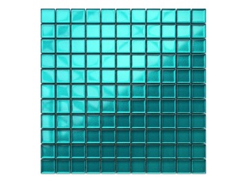 MOZAIKA SZKLANA BŁĘKITNA MORSKA METALIC 30x30cm