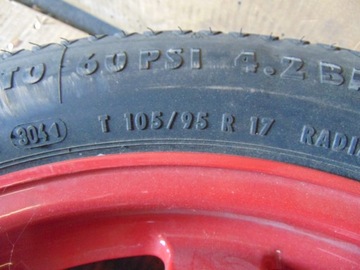 KOLO DOJEZDOVÉ 17'' 105/95/17 PORSCHE 996