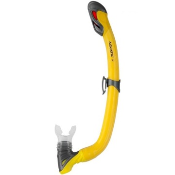 Сухая трубка с 2 клапанами Aquaspeed Samos Junior - желтый