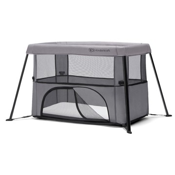 Дорожная кроватка-манеж 2в1, складной матрас-сумка MOVI Kinderkraft