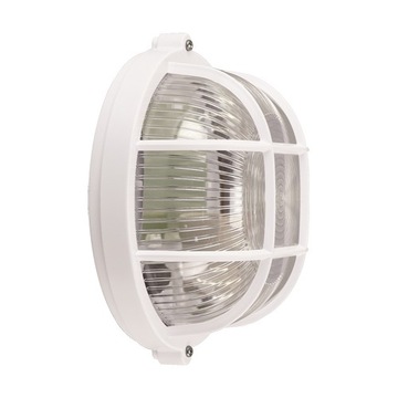 PLAFON LED LAMPA SUFITOWA ZEWNĘTRZNA GARAŻOWA 1xE27 IP65 BIAŁA