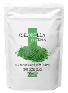 CHLORELLA 250g proszek naturalna, algi / BIOSWENA