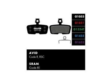 Galfer klocki hamulcowe Sram Code R,RSC, Guide RE