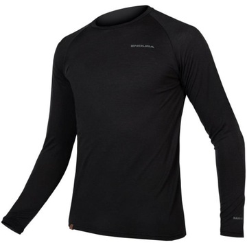 Endura T-shirt BaaBaa Baselayer męski długi czarny S