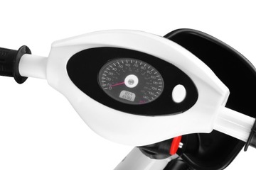 Wózek spacerowy rowerek trójkołowy KAJTEK funkcja spania 360 stopni niebies