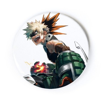 Przypinka anime My Hero Academia Bakugo 58 mm