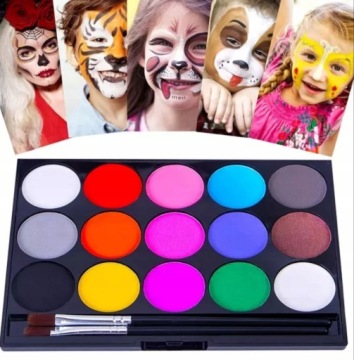 КРАСКИ ПРЕМИУМ КРАСКИ ДЛЯ ПОКРАСКИ ЛИЦА И ТЕЛА, МОЮЩИЕСЯ, БЕЗОПАСНЫЕ ДЛЯ ДЕТЕЙ