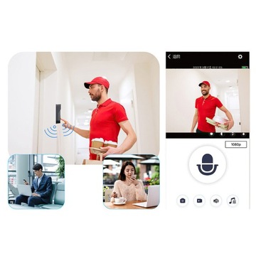 BEZPRZEWODOWY DZWONEK DO DRZWI, DZWONEK DO DRZWI WIDEO, NOKTOWIZOR, IP65